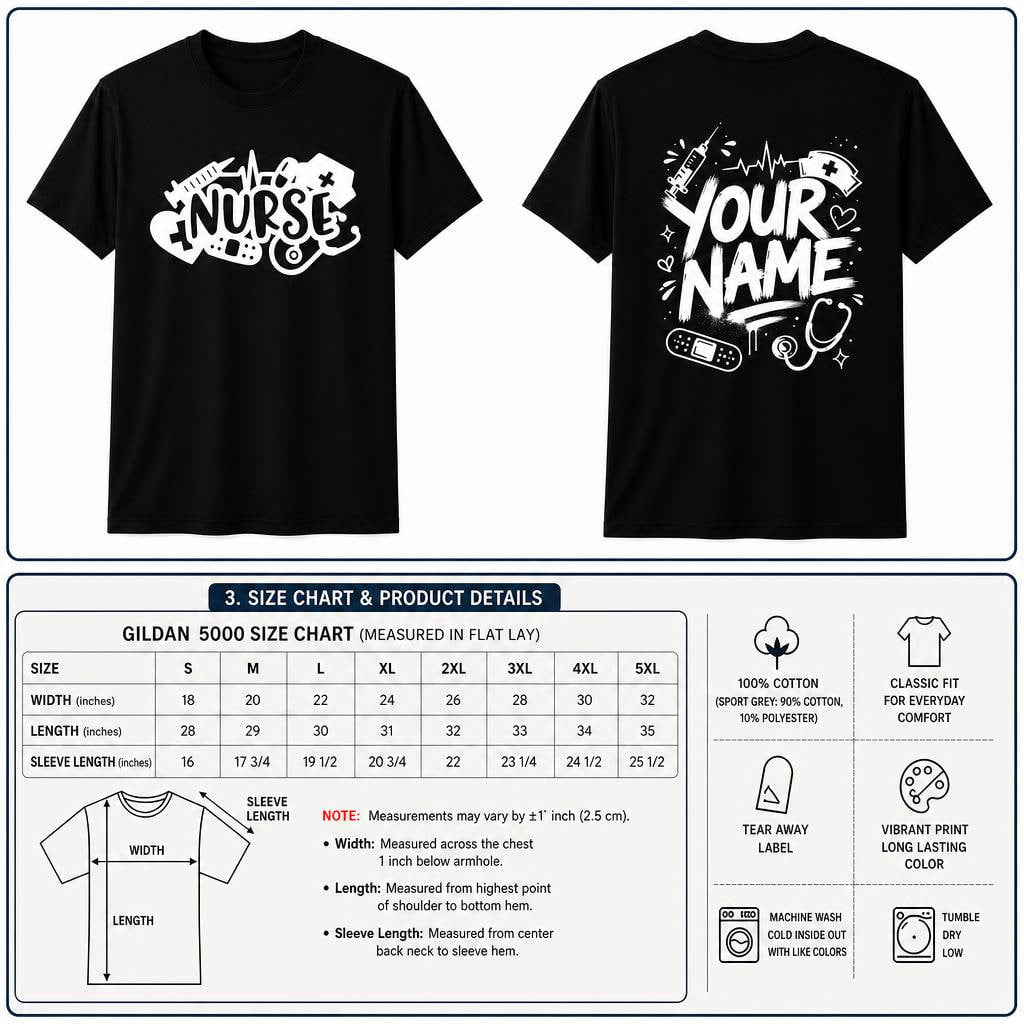 School Nurse Shirt Nursing Life Registered RN Appreciation Gift Unisex T-Shirt