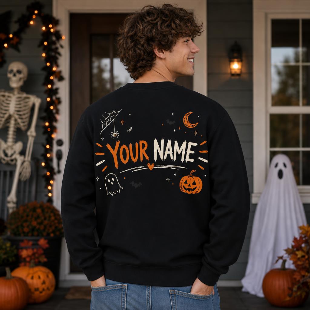 Custom Retro Halloween Teacher Retirement Sweatshirt School's Out Forever