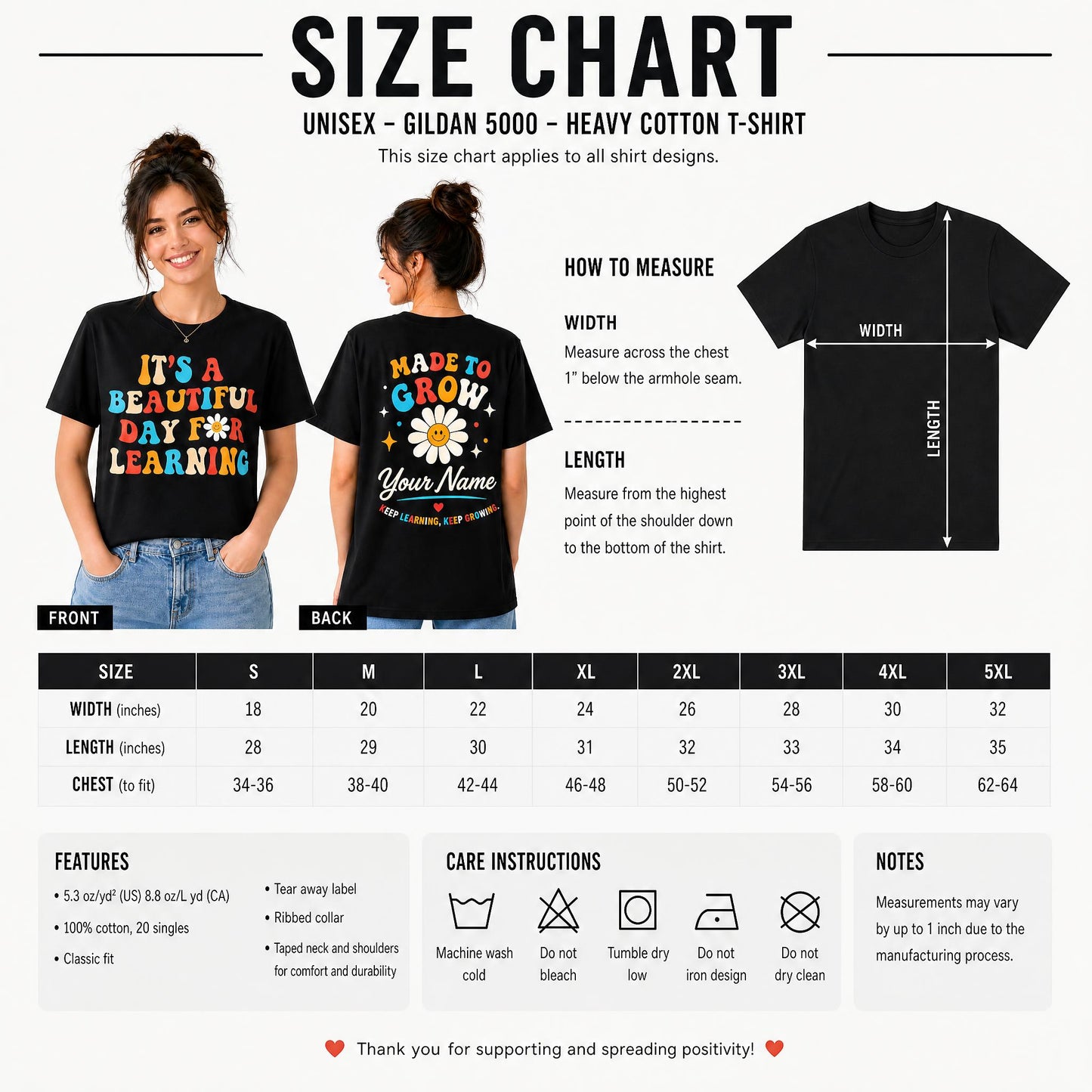 Personalized Teacher Humor Shirt - Custom Name & It's a Beautiful Day for Learning T-Shirt
