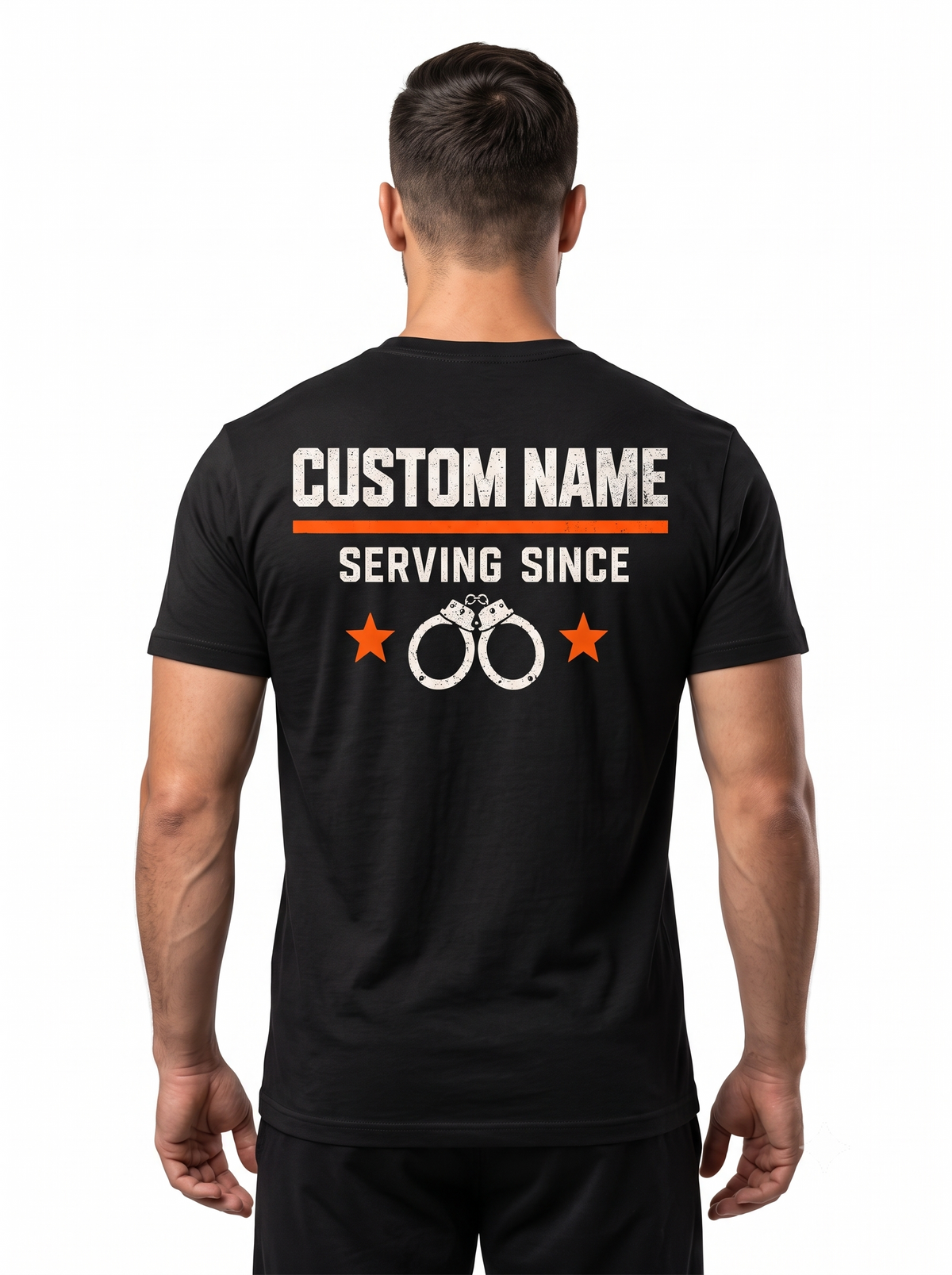 Got Something To Say? Start With My Name – Personalized Correctional Officer Front & Back T-Shirt
