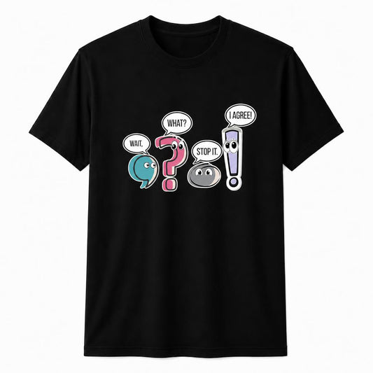 Personalized English Teacher Shirt Funny Punctuation Grammar Gift Unisex T-Shirt