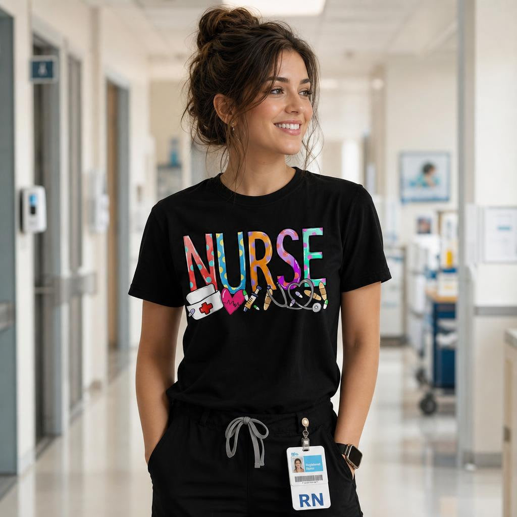 Custom Nurse Life Heartbeat Shirt Personalized RN Gift Nurses Week 2026 T-Shirt