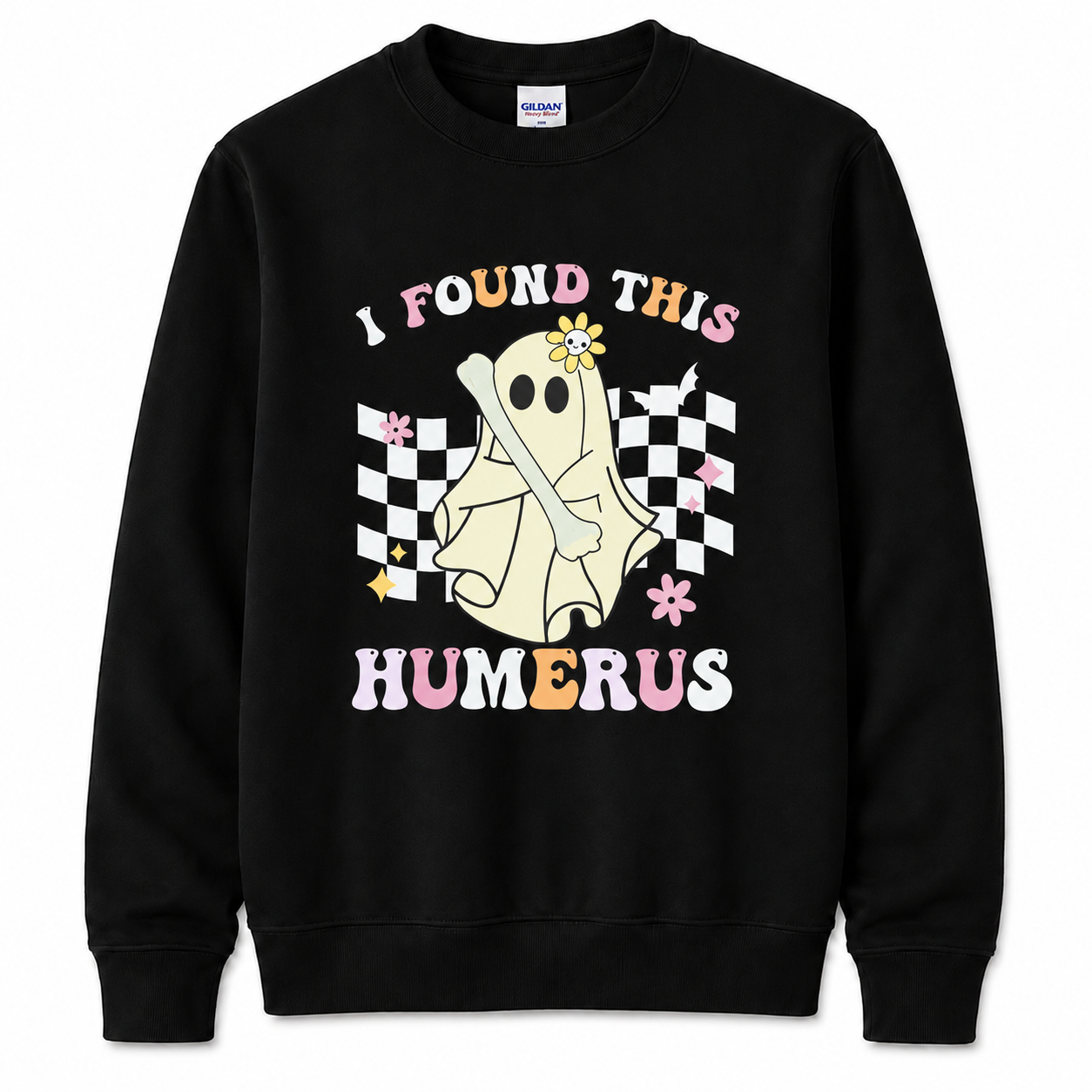 Personalized Funny Nurse Halloween Sweatshirt I Found This Humerus Ghost