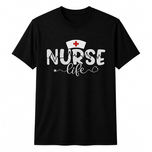 Personalized Nurse Life Shirt Custom RN Gift for Nurse Appreciation Unisex T-Shirt