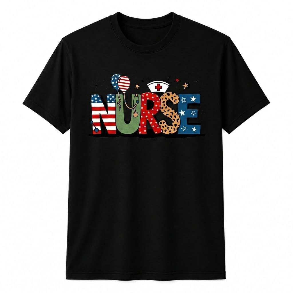 Personalized Patriotic Bow American Flag Shirt Custom 4th of July Unisex T-Shirt