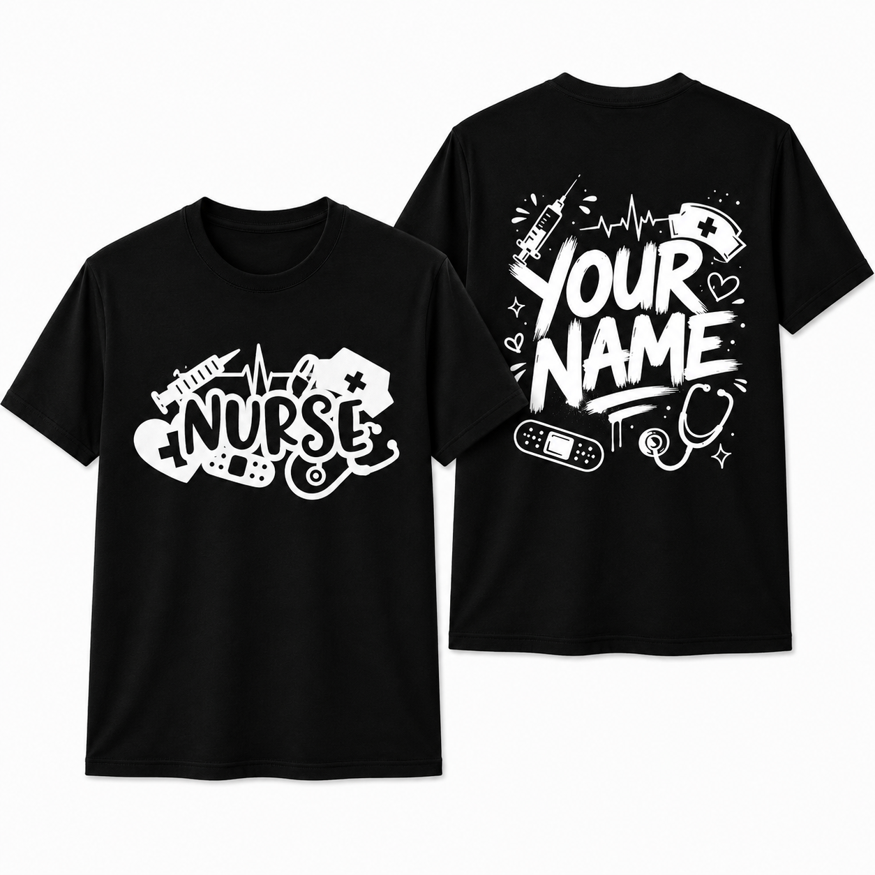 Personalized School Nurse Shirt Custom Nursing Life RN Appreciation Gift Unisex T-Shirt