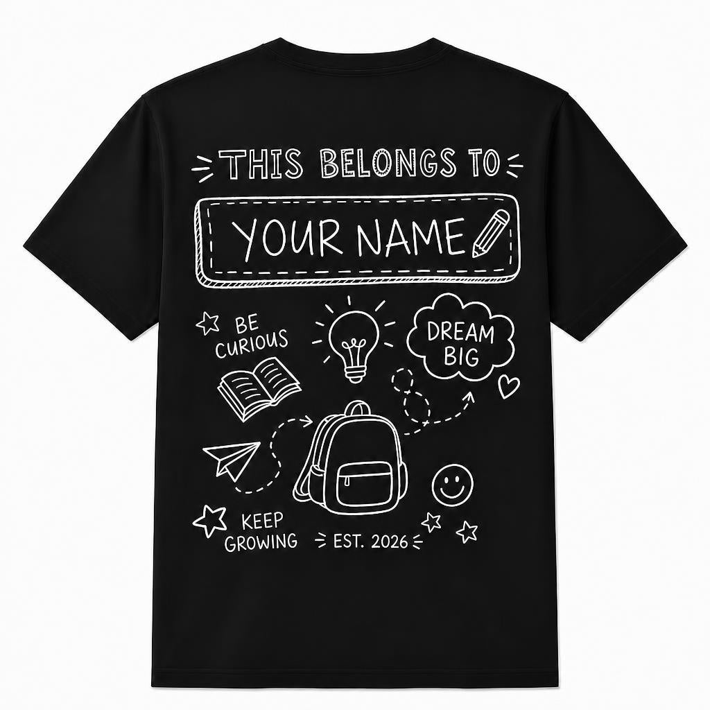 Personalized Alphabet Teacher Shirt Women Teaching Graphic Kindergarten Unisex T-Shirt