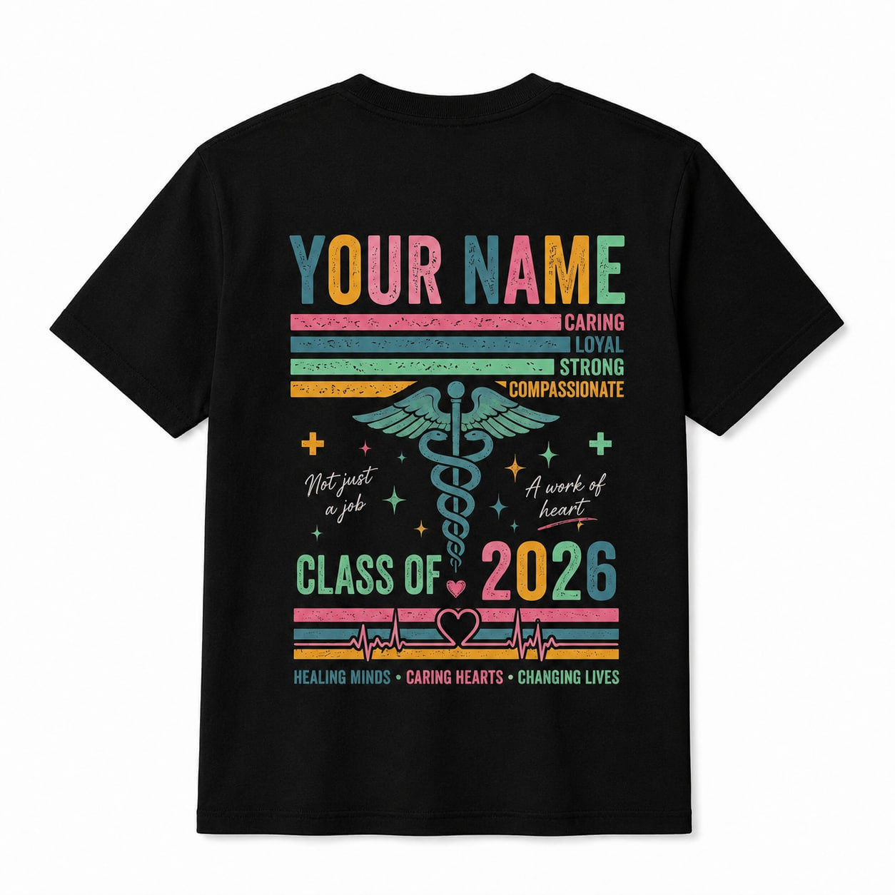 Personalized Nurse Life Shirt Custom Nursing School Gift Unisex T-Shirt