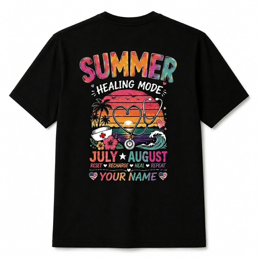 Custom Nurse Life Heartbeat Shirt Personalized RN Gift Nurses Week 2026 T-Shirt