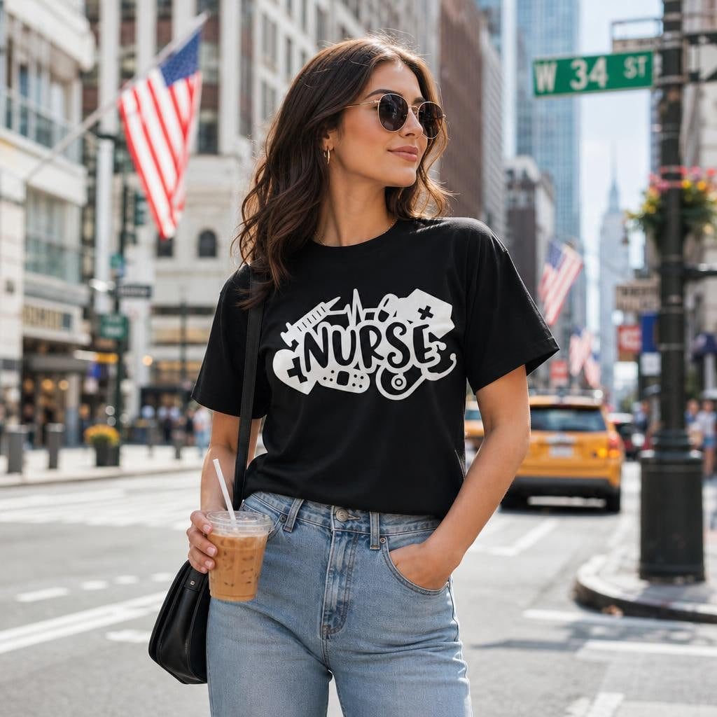 School Nurse Shirt Nursing Life Registered RN Appreciation Gift Unisex T-Shirt