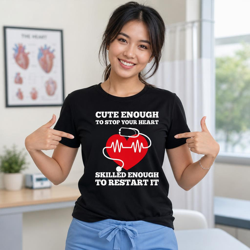 Custom Funny Nurse Shirt Personalized RN Gift Medical Humor T-Shirt