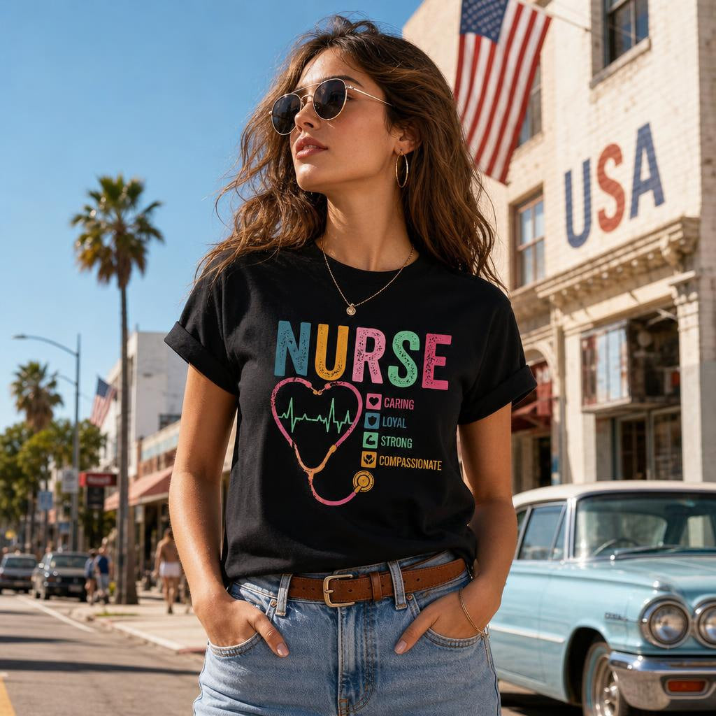 Personalized Nurse Life Shirt Custom Nursing School Gift Unisex T-Shirt