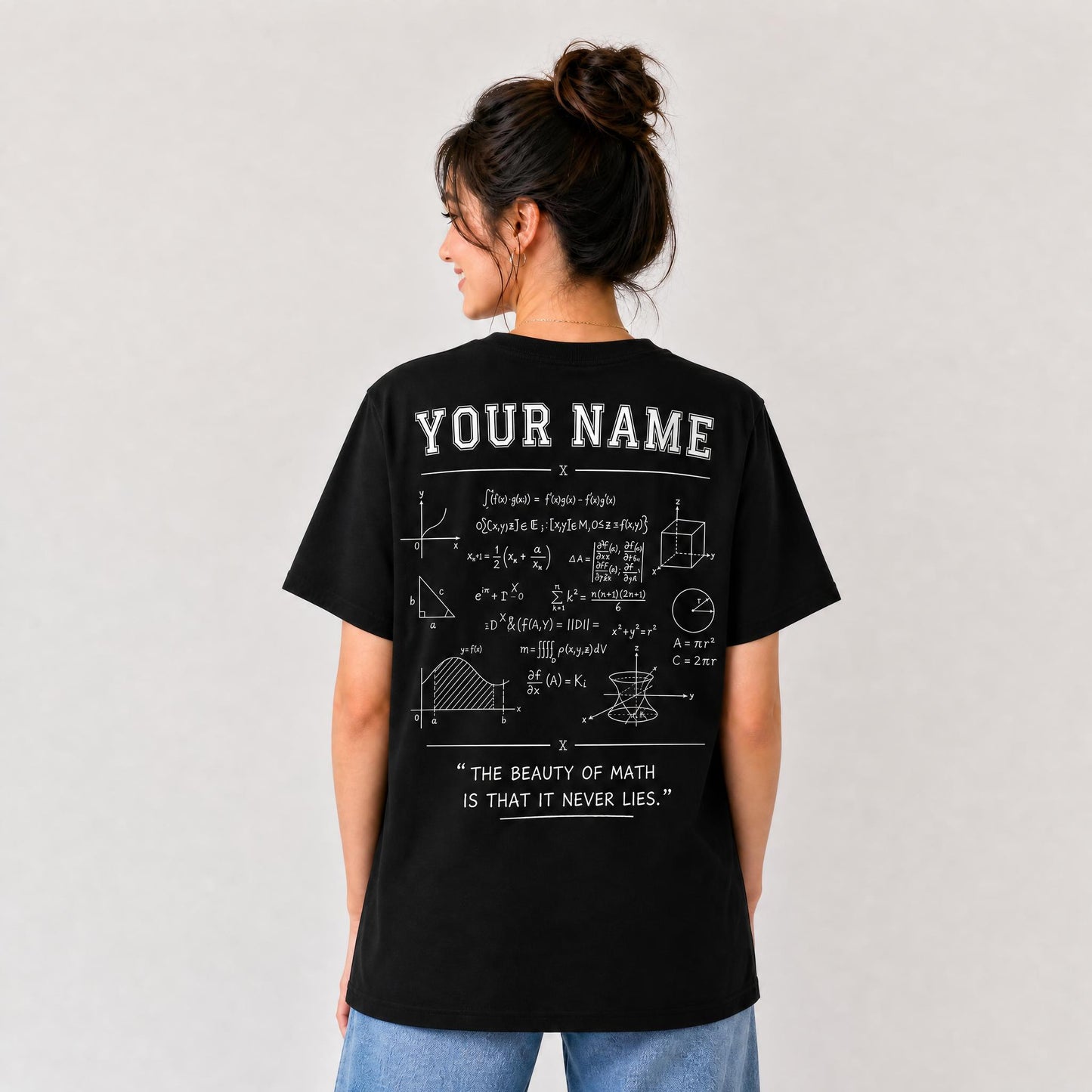 Personalized What Part Of Don't You Understand Funny Math Teacher Unisex T-Shirt
