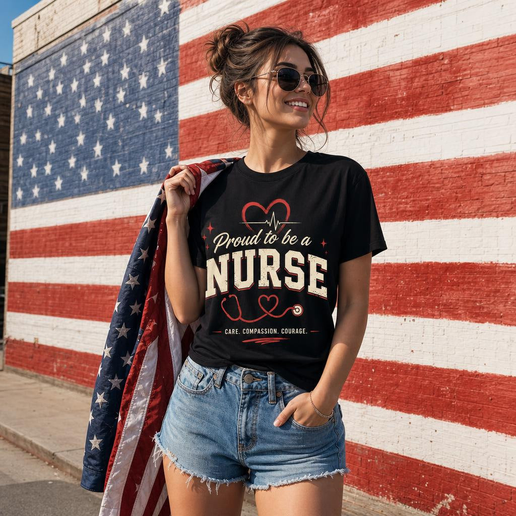 Personalized I Love Nurses Shirt Custom Nurse Appreciation Gift Unisex T-Shirt