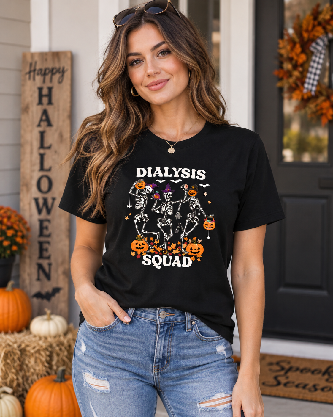 Custom Nurse Skeleton Dancing Shirt, Personalized Nurse Gift