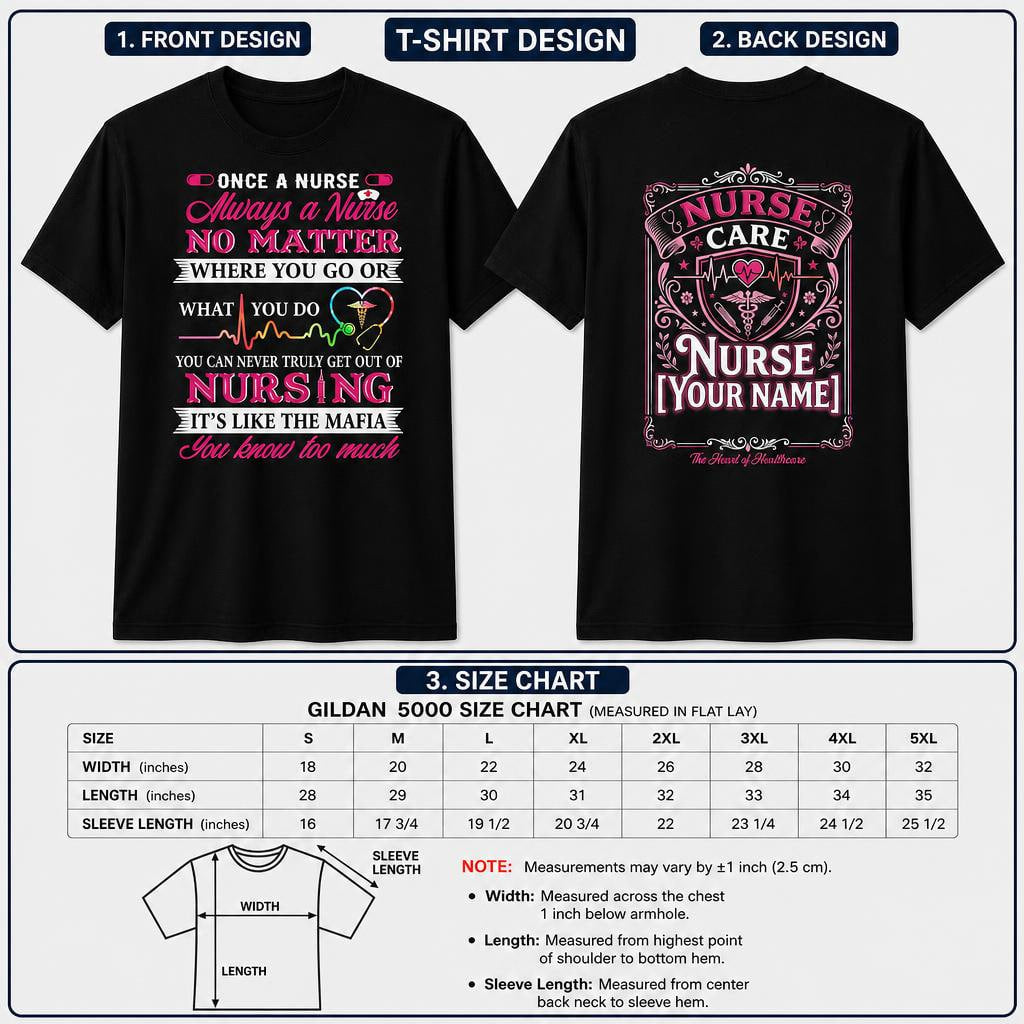 Once a Nurse Always a Nurse Shirt Nurse Appreciation Gift Nurses Week Unisex T-Shirt