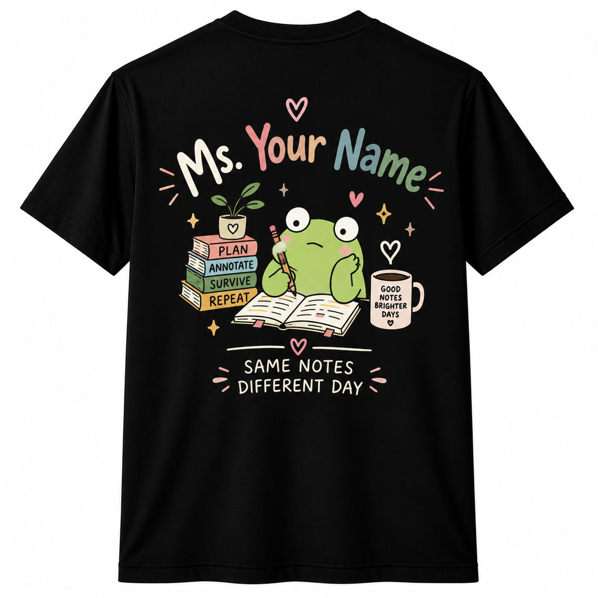 Personalized Custom Survive the Shift Coffee Frog Funny Unisex T-Shirt