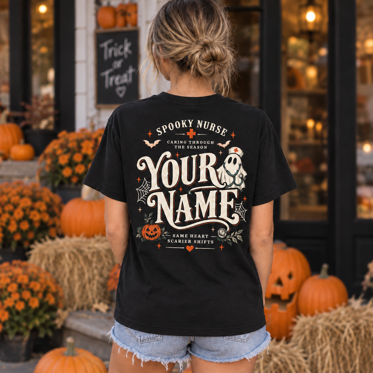 Boo Boo Crew Nurse Ghost Halloween Shirt Personalized Spooky Nursing Crew Tee