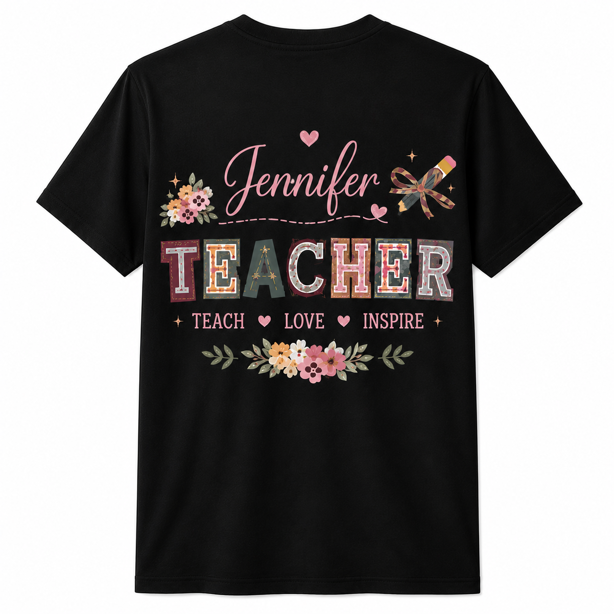 Personalized Teaching Is My Ministry Shirt Christian Faith Teacher Unisex T-Shirt