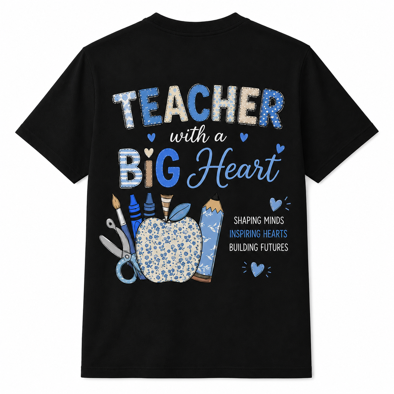 Personalized Teacher Shirt Teach Love Inspire Back to School Unisex T-Shirt