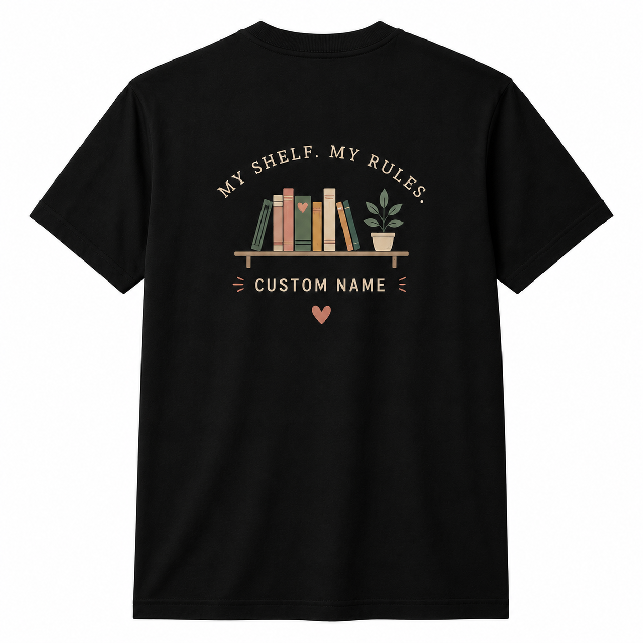 Personalized I Have No Shelf Control English Teacher Gift Unisex T-Shirt