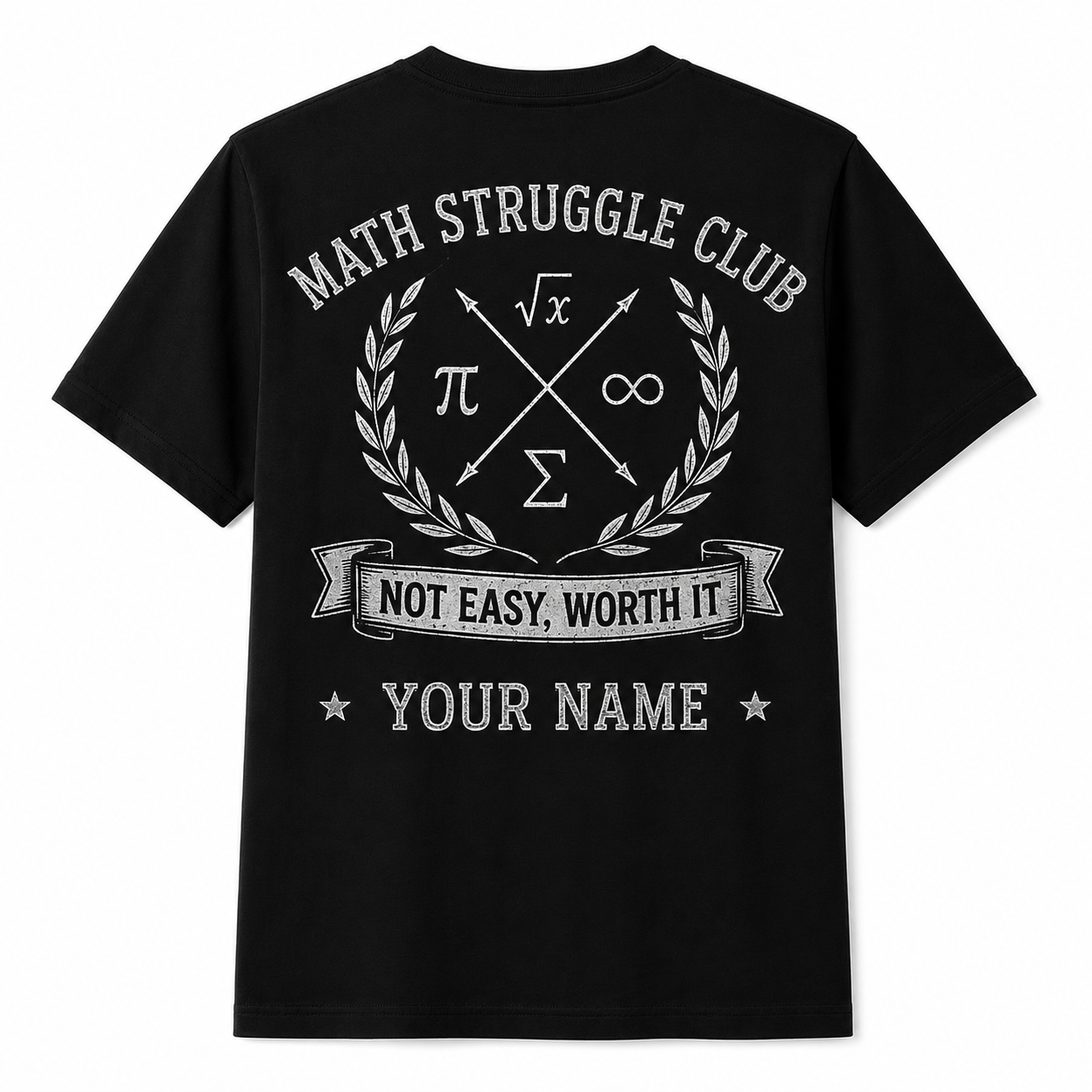 Custom Funny Math Teacher 5 Of 4 People Struggle Gift Unisex T-Shirt