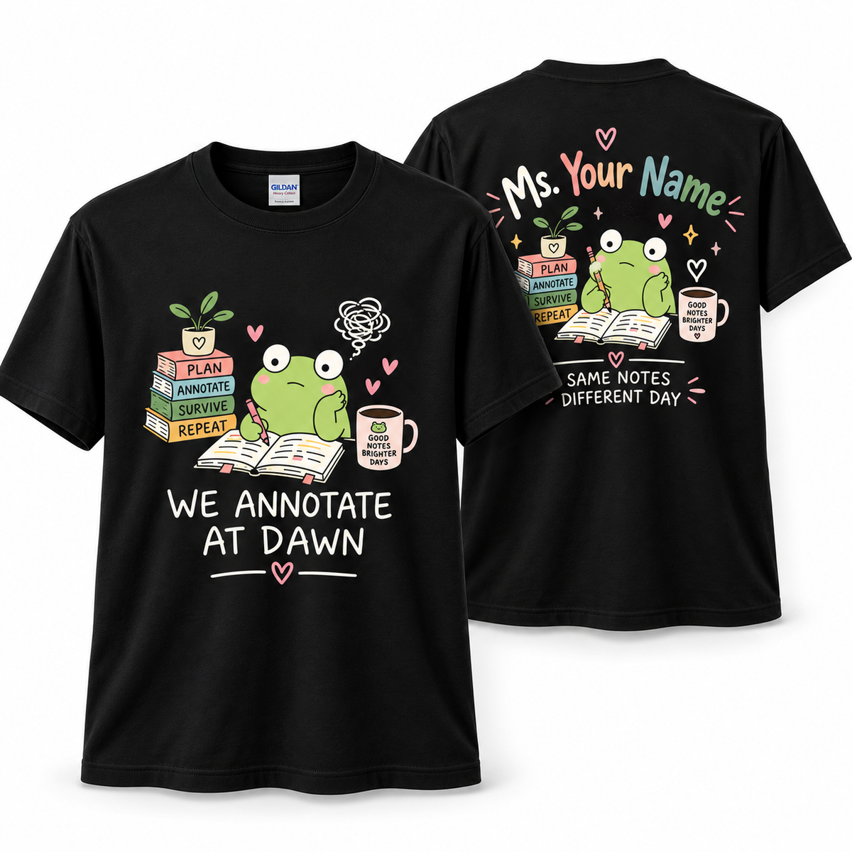 Personalized Custom Survive the Shift Coffee Frog Funny Unisex T-Shirt