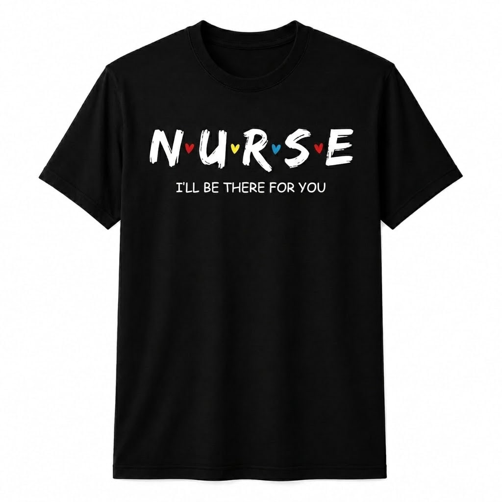 Custom I Will Be There for You Nurse Shirt Funny RN Gift Nurse Week 2026 T-Shirt for Women & Men