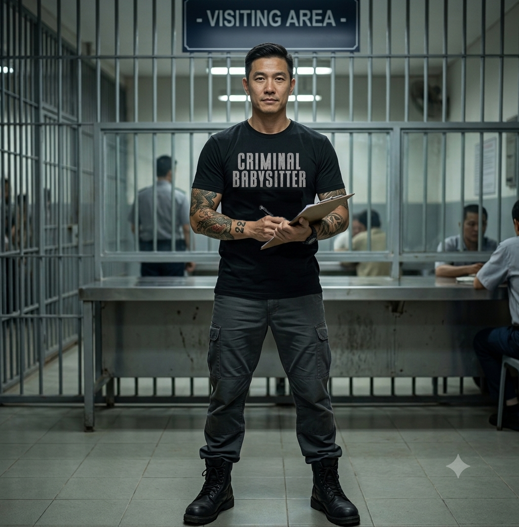 Personalized Funny Criminal Babysitter Shirt - Correctional Officer Corrections Gift
