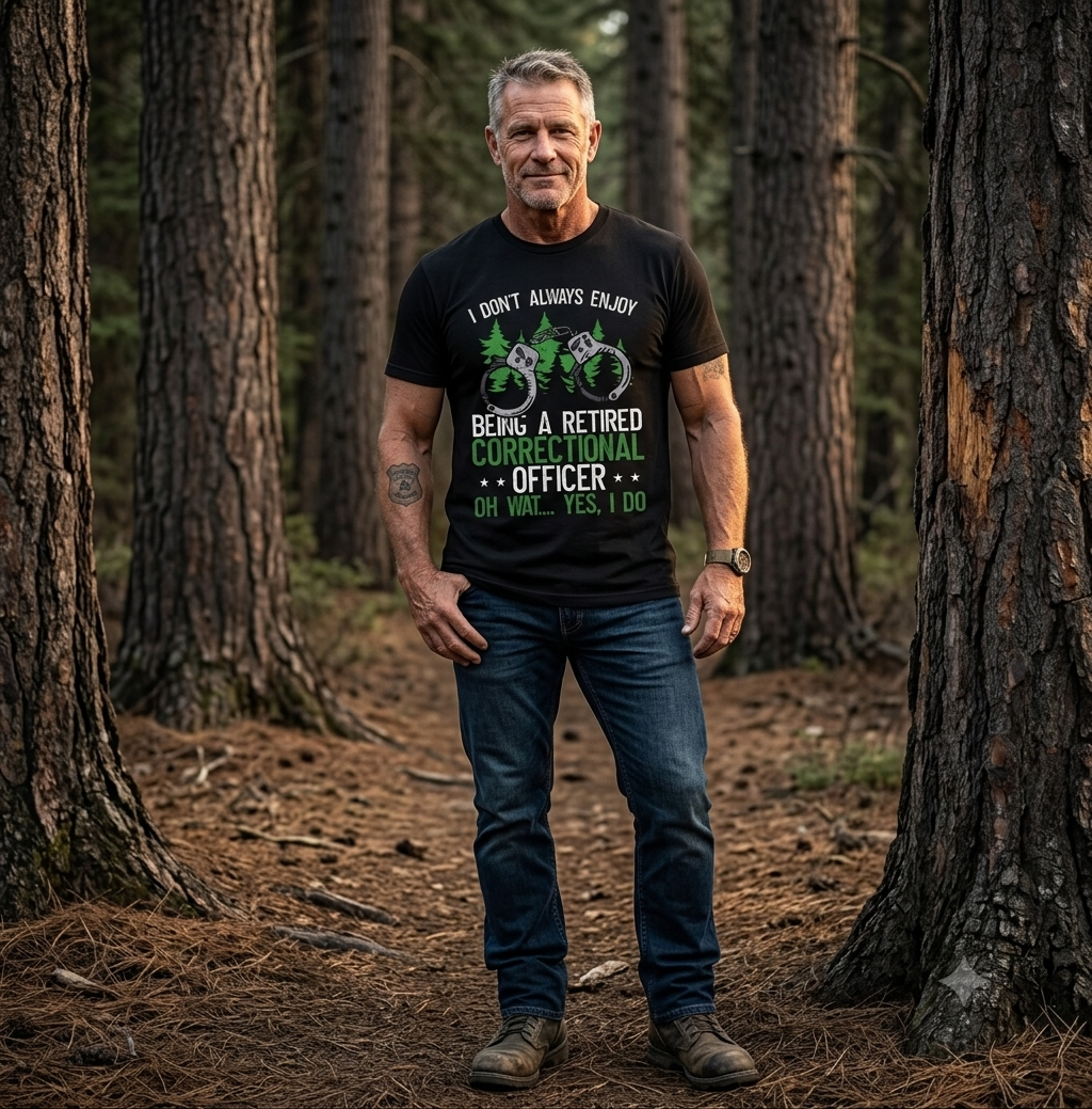 Funny Retired Correctional Officer Shirt - Prison Guard Warden Tee Gift