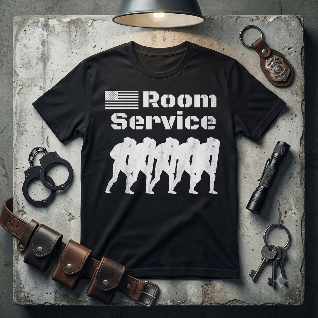 Custom CO Shirt - Room Service | Personalized Name & Badge