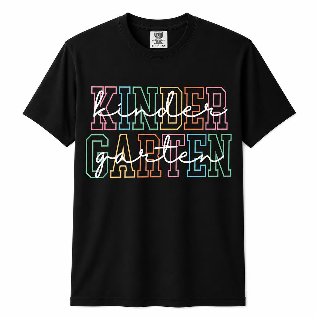 Personalized Kindergarten Class Teacher Shirt Custom Name Unisex T-Shirt