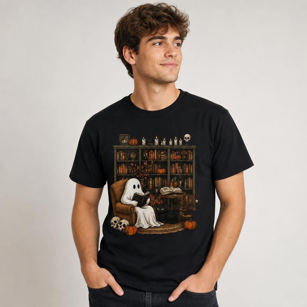 Personalized Spooky Book Club Shirt Halloween Teacher Gift Unisex T-Shirt