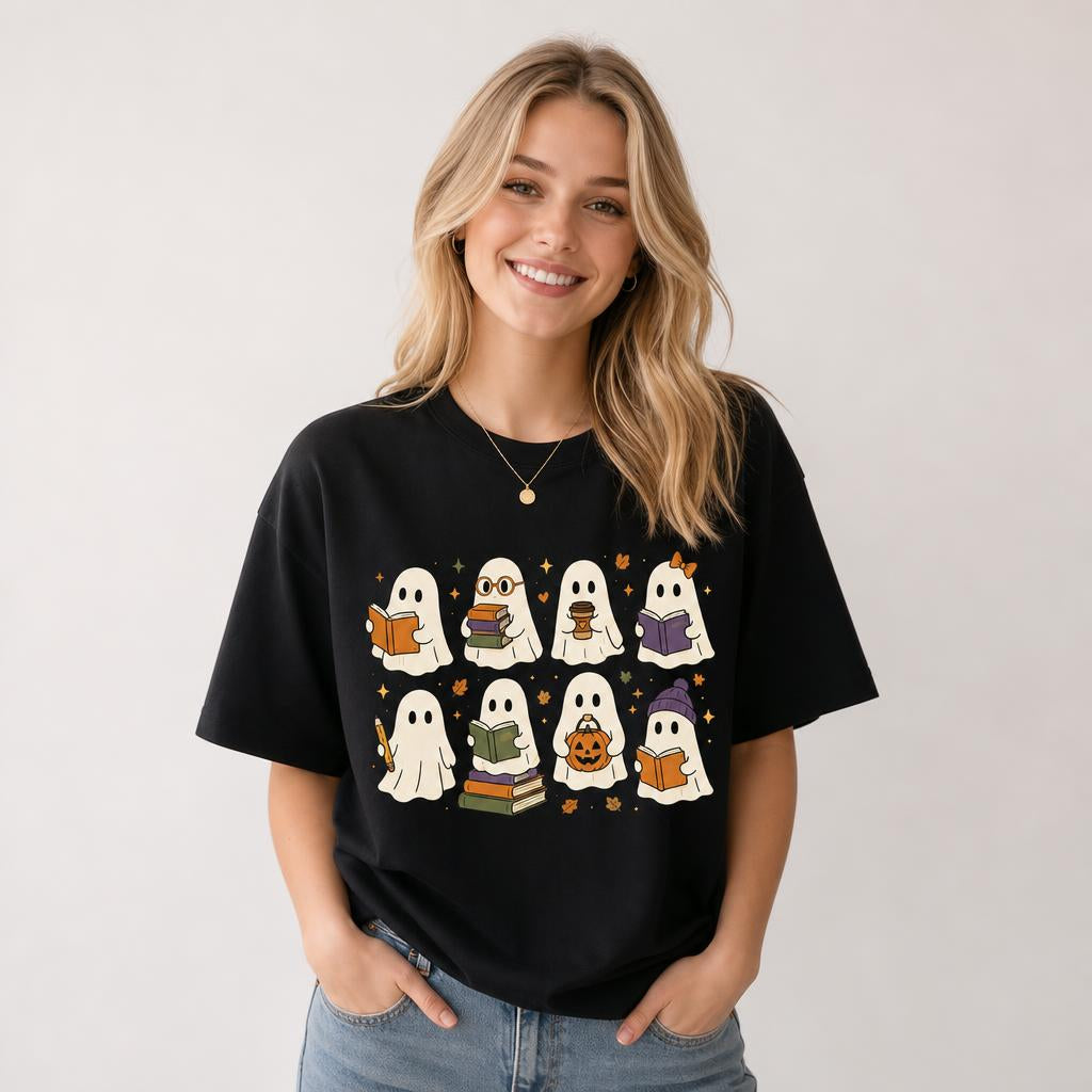 Custom Kindergarten Ghost Teacher Shirt Personalized Fall Halloween Unisex T-Shirt