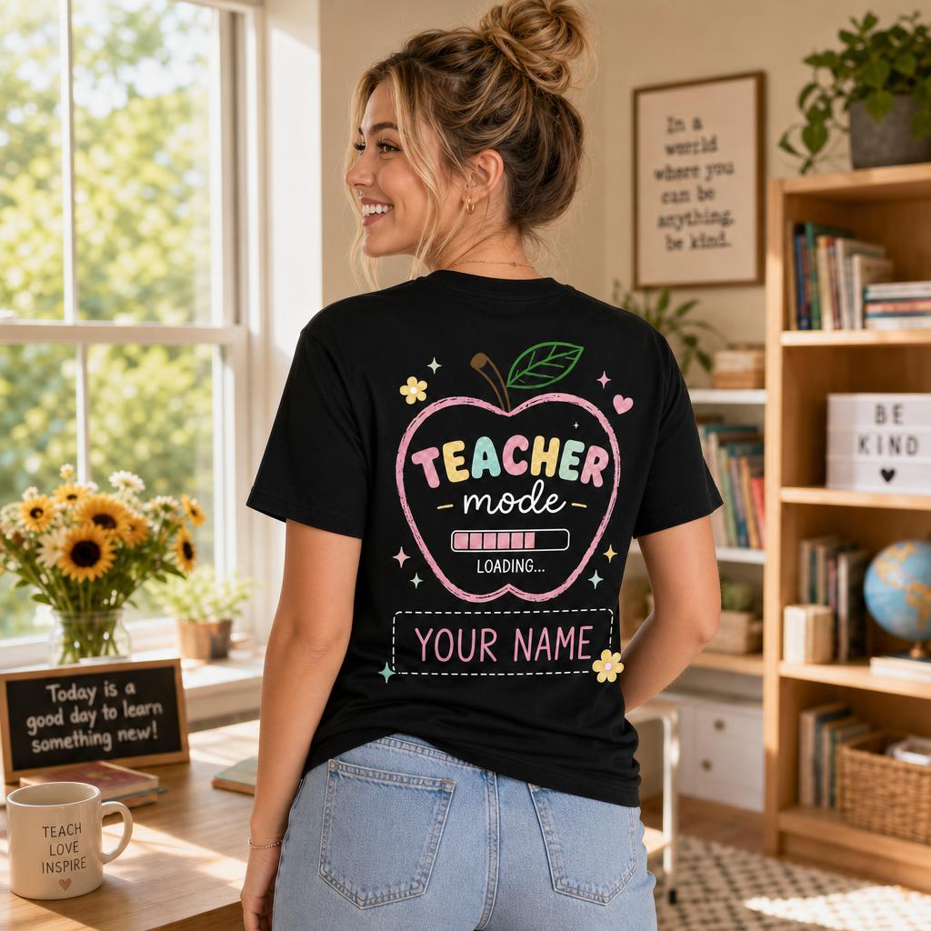Custom Happy To See Your Face Teacher Shirt Back to School Gift Unisex T-Shirt