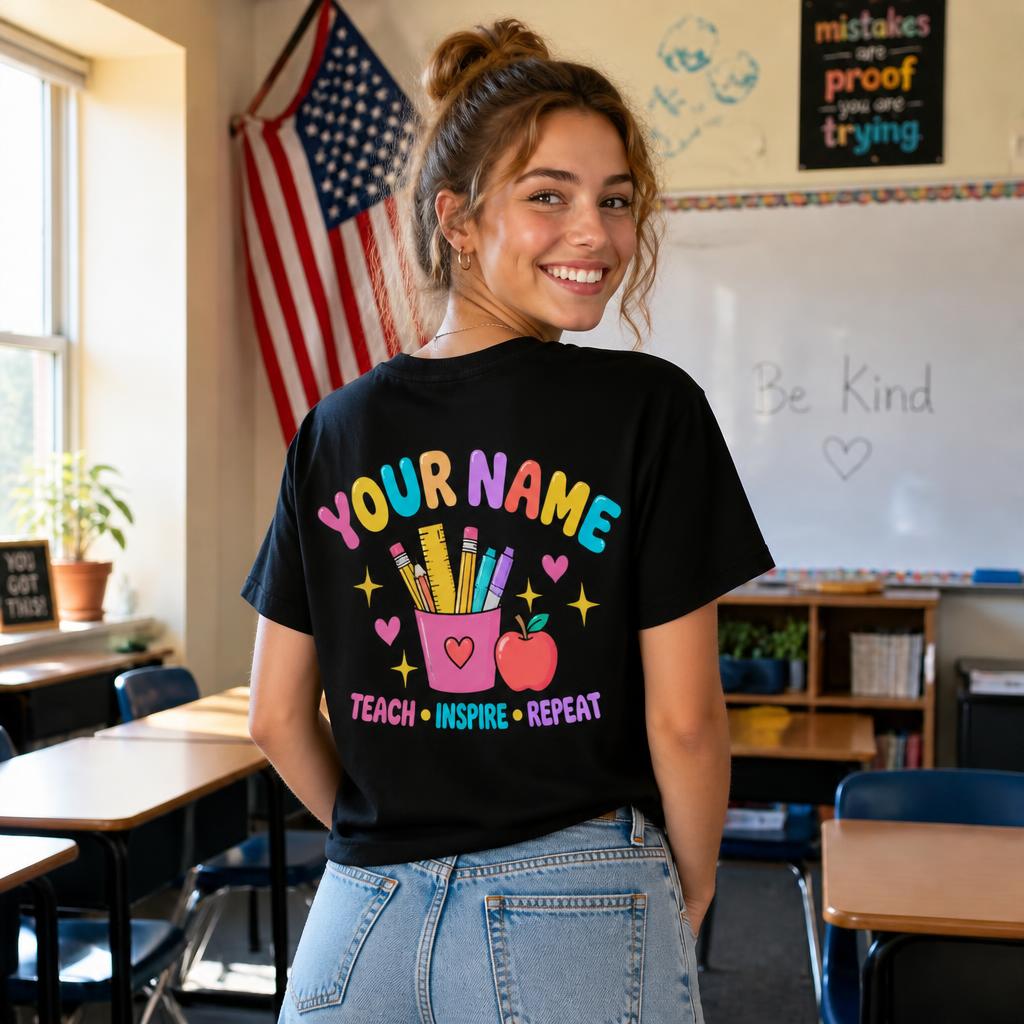Personalized Custom Have You Taken Attendance Cute Teacher Unisex T-Shirt