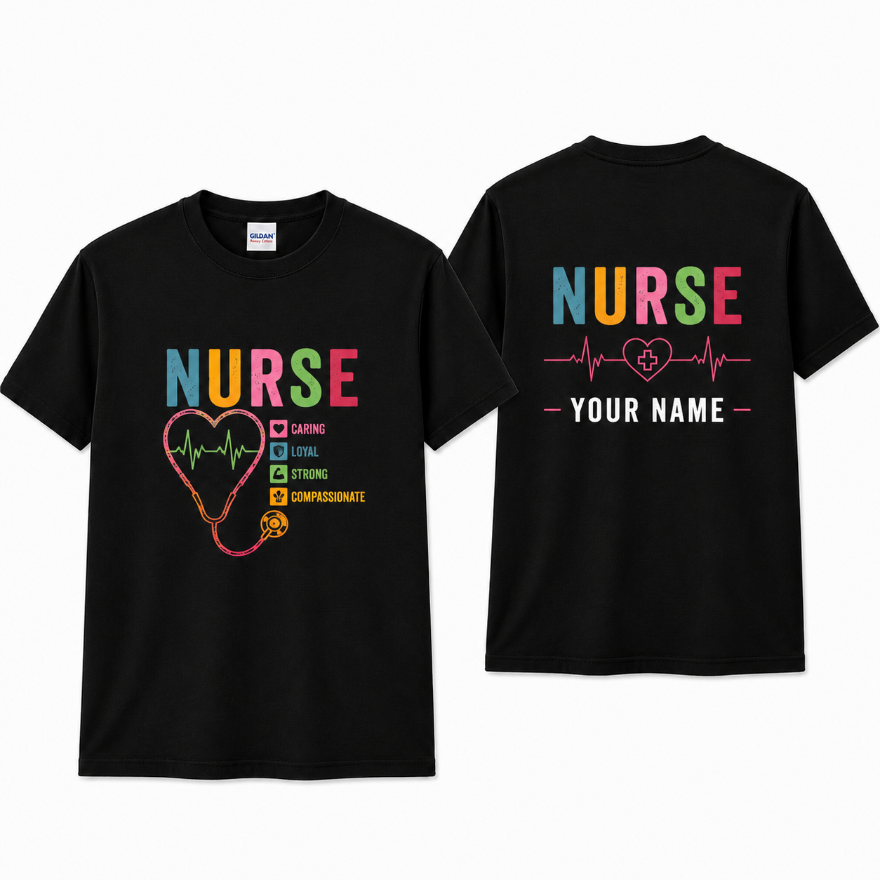 Personalized Nurse Life Shirt Custom Nursing School Gift Unisex T-Shirt